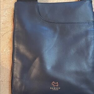 Navy Leather Crossbody Bag Radley London- Classic Minimalist